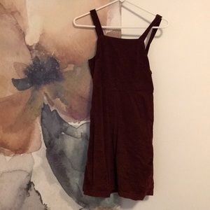 AE maroon corduroy dress